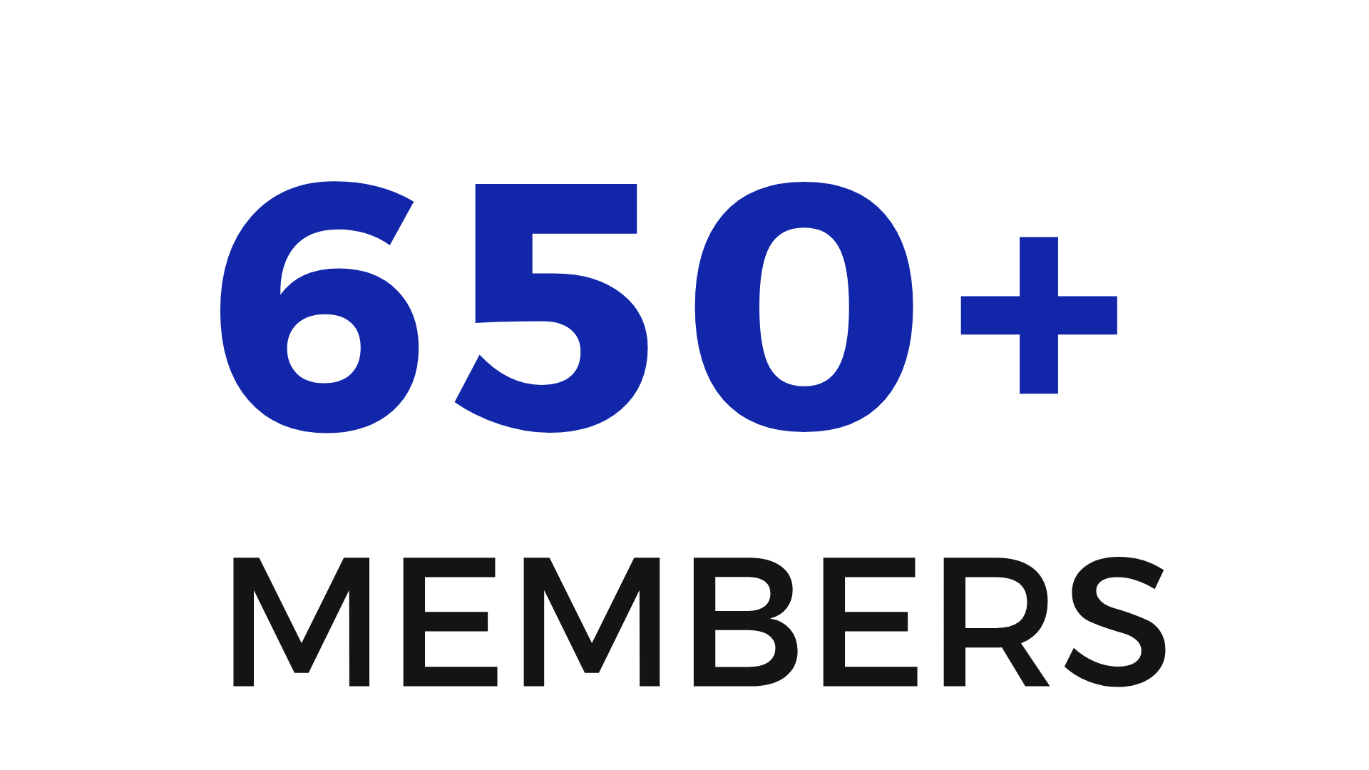 650+ members